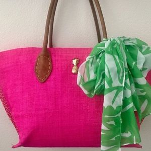 LILLY PULITZER X TARGET LIMITED EDITION BEACH BAG